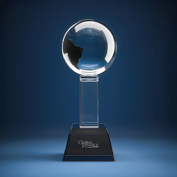 Trofeo del Premio de “Global Finance”